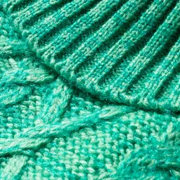 Wingsfield Full Sleeves Cable Knit Sweater - Green image 3