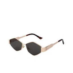 HASHTAG EYEWEAR Women Rectangle Sunglasses with UV Protected Lens SEWA-168132-GLD-G15-picture-15