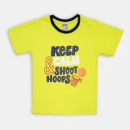 Here&Now X Game Begins Boys Pack of 3 Assorted Typography Printed T-shirts image 5