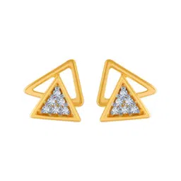P.C. Chandra Jewellers 14 kt Gold & Diamond Earrings-picture-45