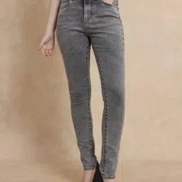 RAREISM Grey Cotton Solid Jeans image 4