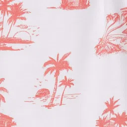 Fame Forever by Lifestyle Kids White & Pink Cotton Printed Shorts image 4