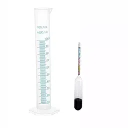 RANDHAWA GLOBAL Glass Lactometer and Measuring Cylinder, RG-12220 (Pack of 5 Pcs) image 1