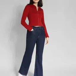 American Eagle Blue Plain Jeans image 4