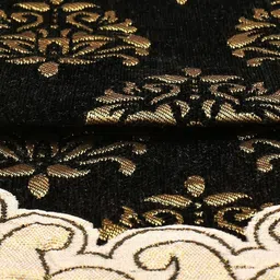 Furnishing Hut Black & Black Chenille Sofa Cover image 2