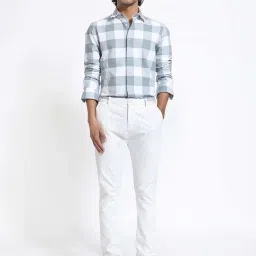 Rare Rabbit Blue Regular Fit Checks Shirt image 4