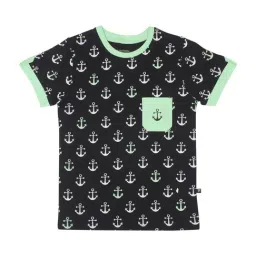 Proteens Kids Black Cotton Printed T-Shirt-image-5