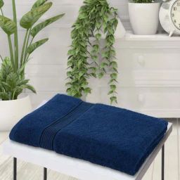 bianca LORENA 100% Cotton Super-Soft Terry Towels -1pc Bath Towel (d`ross) solid-navy blue-picture-43