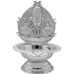 Sri Jagdamba Pearls Govinda 0.8 Silver Diya-picture-2