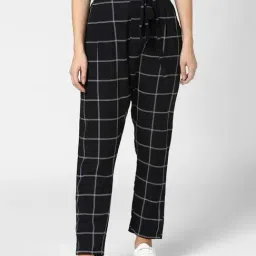 StyleStone Black Chequered Pants-picture-40