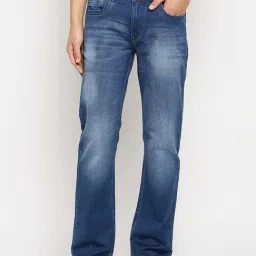 Duke Dark Blue Regular Fit Stretchable Jeans-image-16