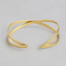 zavya Infinite Radiance Gold-Plated 925 Sterling Silver Bracelet with Infinity Pattern image 4