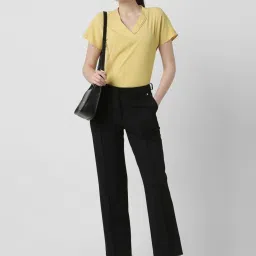 Van Heusen Yellow Regular Fit Top image 4