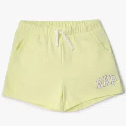 GAP Girls Yellow Cotton Graphic Shorts-picture-28