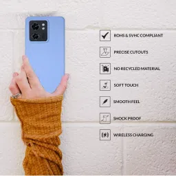 Sprig Back Cover for Edge 40 (Blue) image 4