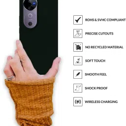 Sprig Back Cover for Vivo V40 Pro (Green) image 4