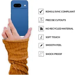 Sprig Liquid Silicone Back Cover for GOOGLE PIXEL 8 (Blue) image 4