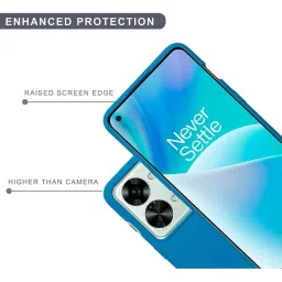 Sprig Liquid Silicone Back Cover for Oneplus Nord 2T 5G (Blue) image 4