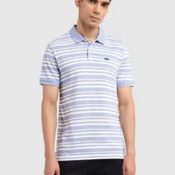 Levi's Purple Cotton Slim Fit Striped Polo T-Shirt-picture-35