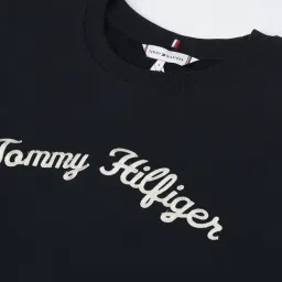 TOMMY HILFIGER Black Graphic Print Sweatshirt image 5