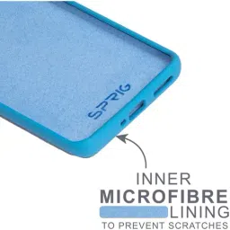 Sprig Liquid Silicone Back Cover for REALME 10 PRO PLUS 5G (Blue) image 3