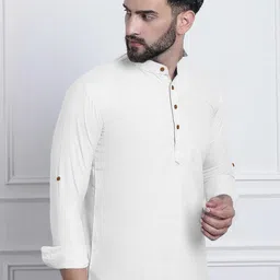 Fifth U Men White Kurta-picture-21