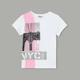 Fame Forever by Lifestyle Girls White Regular Fit T-Shirt-image-26