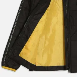 Allen Solly Boys Black Solid Full Sleeves Jacket image 4