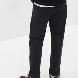 Gap Black Cotton Regular Fit Solid Jeans image 2