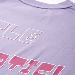 The Roadster Lifestyle Co. Typography Printed Drop-Shoulder Sleeves Oversized T-shirt image 2