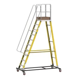 YOUNGMAN 5+Platform Fiberglass Warehouse Ladder 2920 mm Max Standing Height, 8468-picture-42