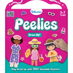 skillmatics Reusable Sticker Activity Book Peelies, 100 Plus Reusable Stickers, 6 Pictures, Mess Free Fun for Kids Creative Play and Travel Toy,-picture-25