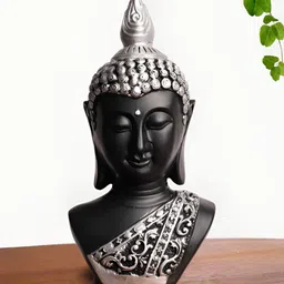 INTERNATIONAL GIFT Silver-Toned Buddha Idol Showpiece-image-12