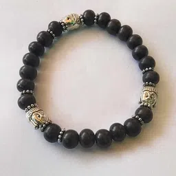 Divine souvenirs Unisex Artificial Beaded Elasticated Bracelet image 1
