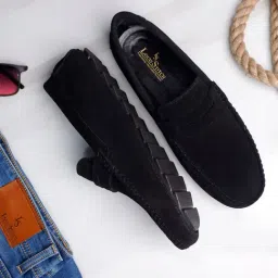 Louis Stitch Men's Black Casual Loafers-picture-20