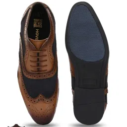 hoversoul Hoversole Men's Lord Tan Brogue Shoes image 4