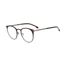 Hugo Boss Brown Oval Eye Frames for Men-picture-14