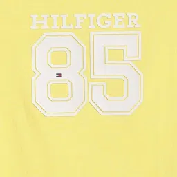 Tommy Hilfiger Kids Yellow Printed Regular Fit T-Shirt image 4