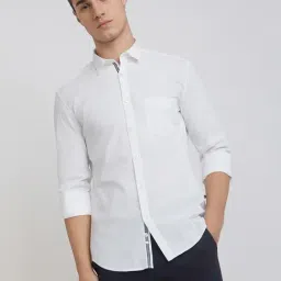 Parx White Slim Fit Shirt-picture-24
