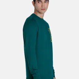 Puma Varsity Green Slim Fit Printed Sweatshirt image 4