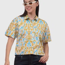 Numero Uno Multicolor Cotton Regular Fit Printed Shirt image 4