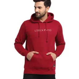 Club York Maroon Printed Regular Fit Hoodie-picture-16