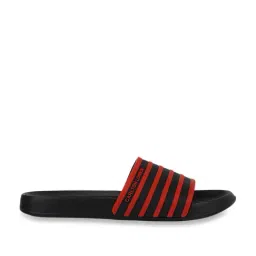 CL Sport by Carlton London Men's Black & Red Slides-picture-27
