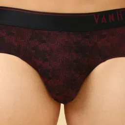 Van Heusen Black Regular Fit Printed Briefs image 4