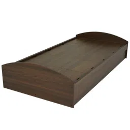 Nilkamal Addison Classic Walnut Brown Engineered Wood Single Bed with Storage image 4