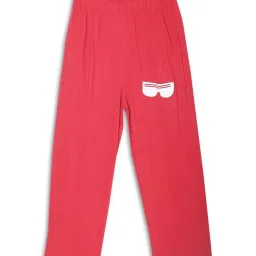 Vimal Jonney Kids Pink & Red Printed Trackpants (Pack of 2) image 4