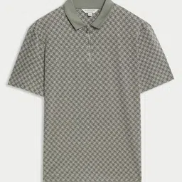 Marks & Spencer Men Printed Polo Collar Pockets T-shirt image 2