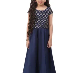 Biba Girls Pink Cotton Kurti-image-48