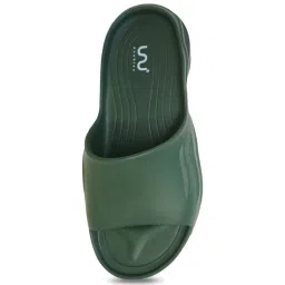 Doubleu Men Dark Olive Slides image 4
