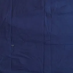 Unnati Silks Navy Cotton Printed Saree With Unstitched Blouse image 4